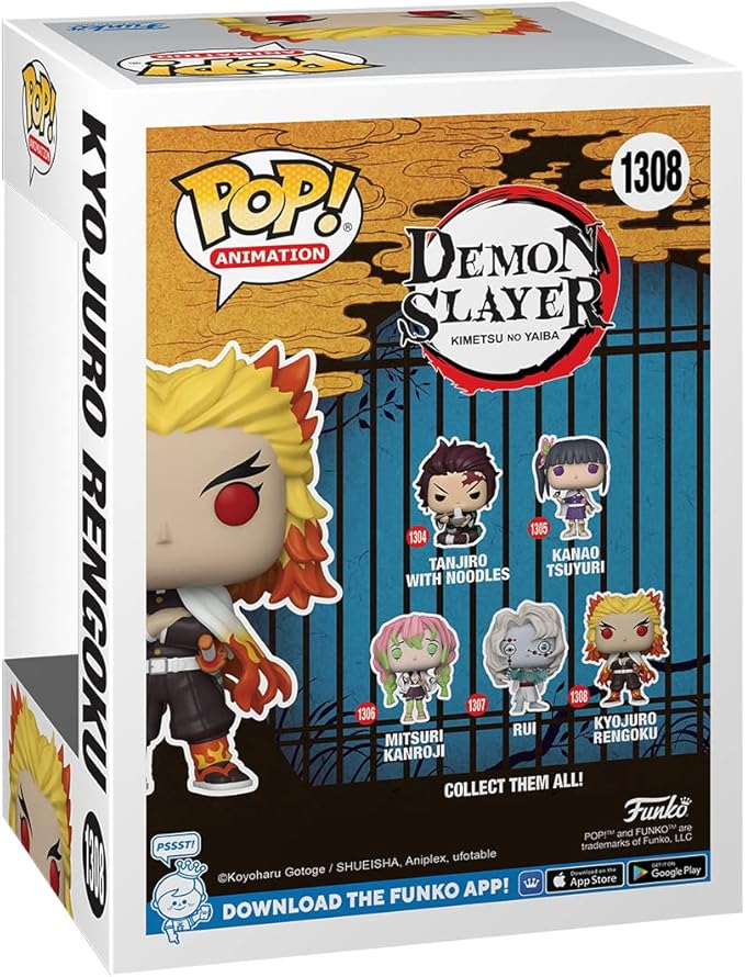 Funko POP! Nº1308 Kyojuro Rengoku - Demon Slayer - Kimetsu no Yaiba