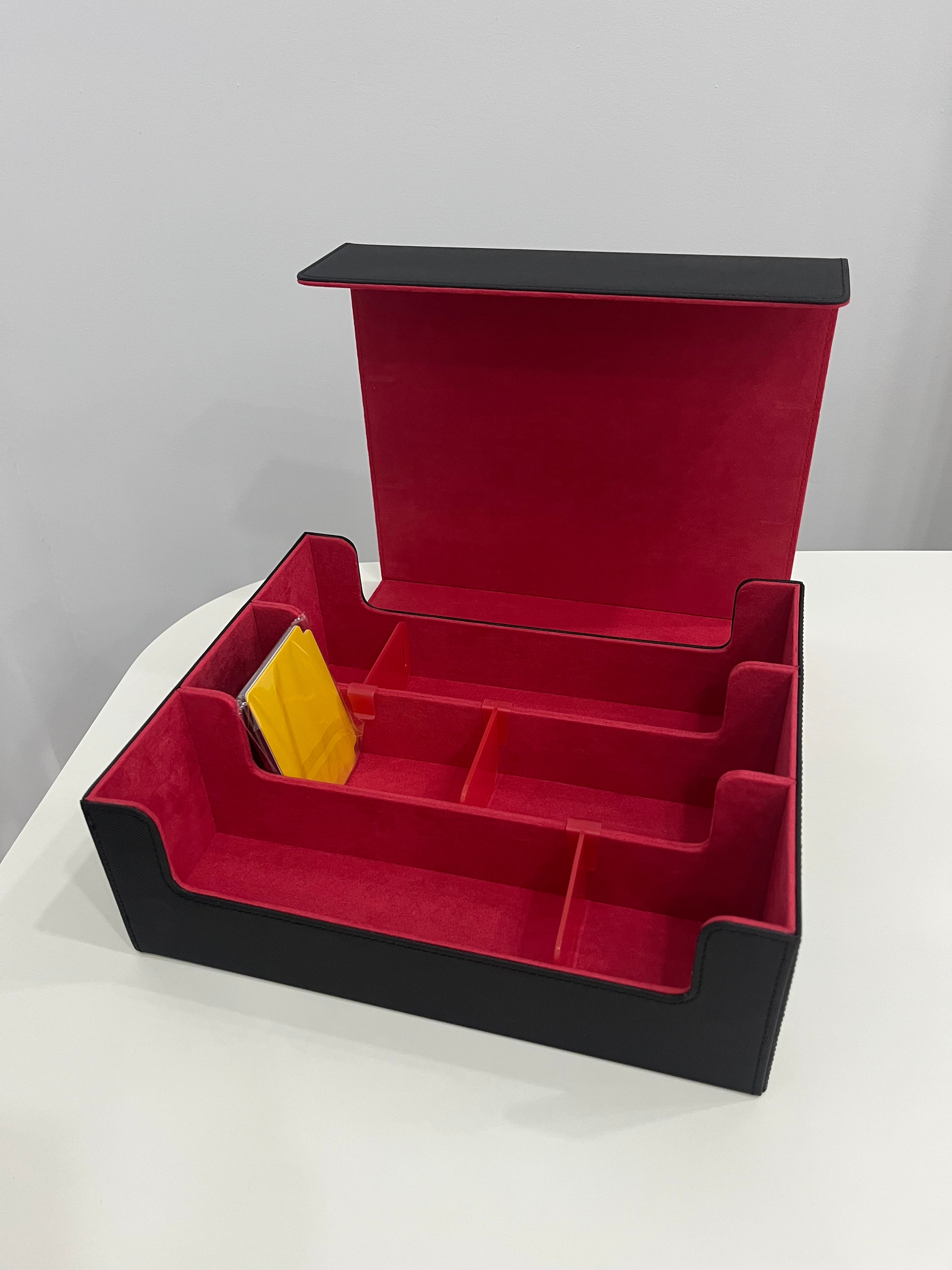 Caja para Cartas TCG Premium con Separadores. Capacidad 1800 cartas