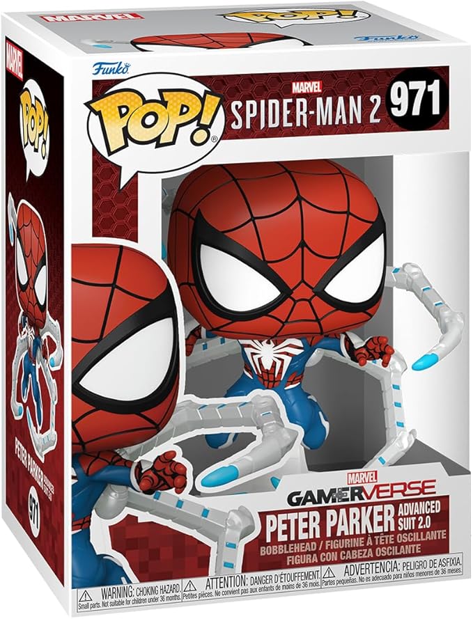 Funko Pop! Nº971 Spider-Man 2 - Peter Parker (Advanced Suit 2.0) - Marvel