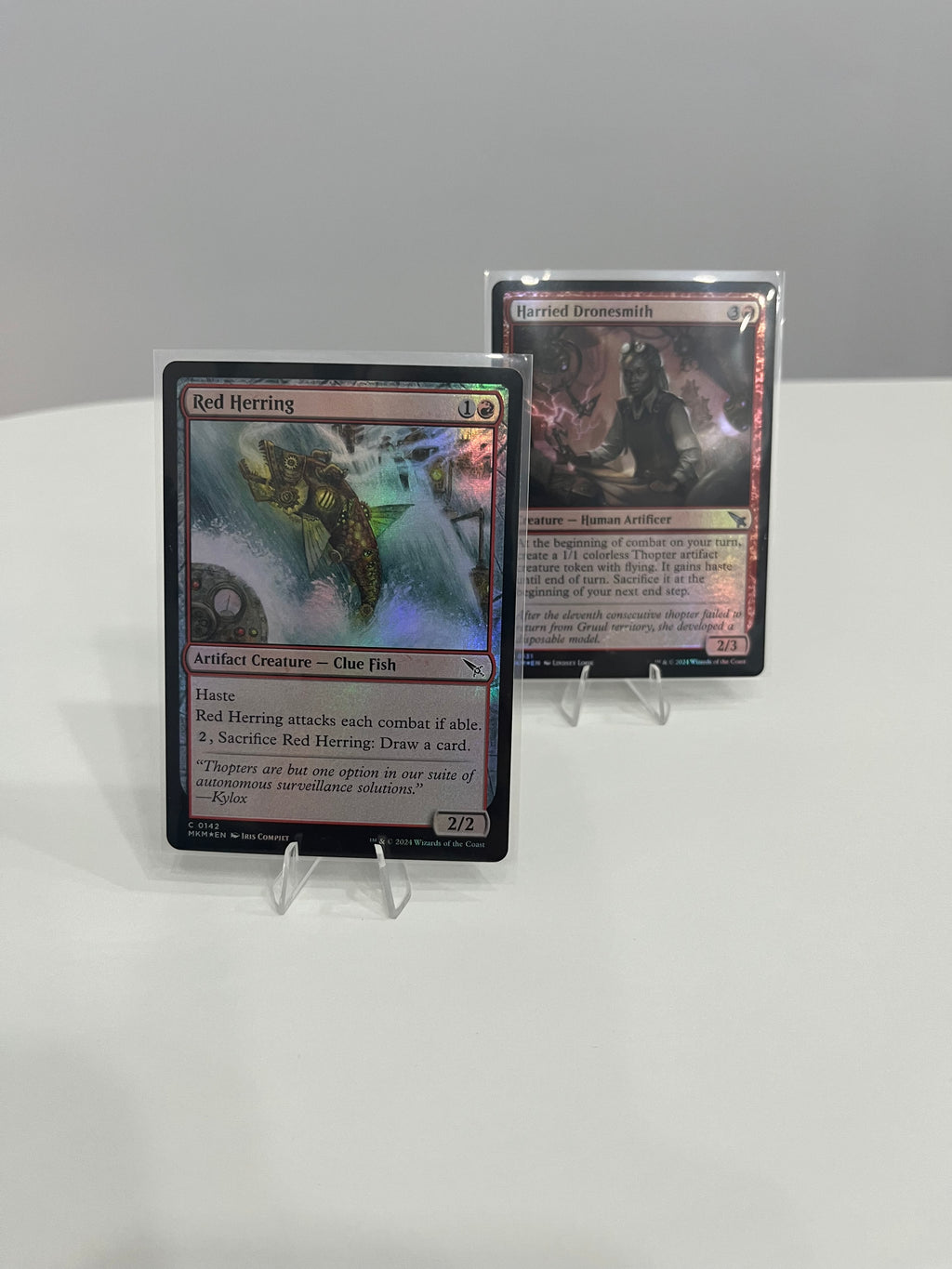 Base de exposición para cartas TCG. (5 unds)