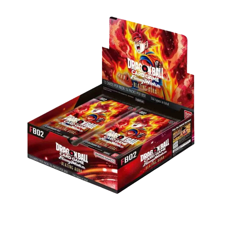Dragon Ball Super TCG Fusion World - Blazing Aura - FB02 (Inglés) Paquetes de refuerzo.