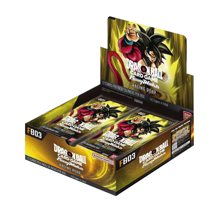 Dragon Ball Super TCG Fusion World - Racing Rdar - FB03 (Inglés) Paquetes de refuerzo.