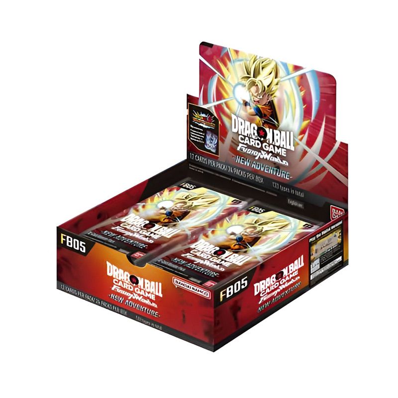 Dragon Ball Super TCG Fusion World - New Adventure - FB05 (Inglés) Paquetes de refuerzo.