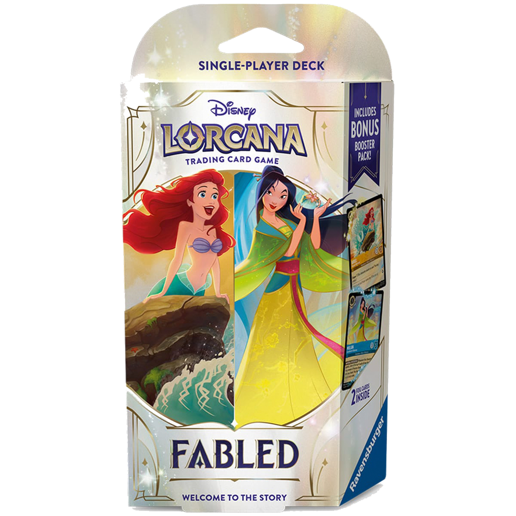 Mazos de inicio Fabled (Inglés) - Disney Lorcana TCG