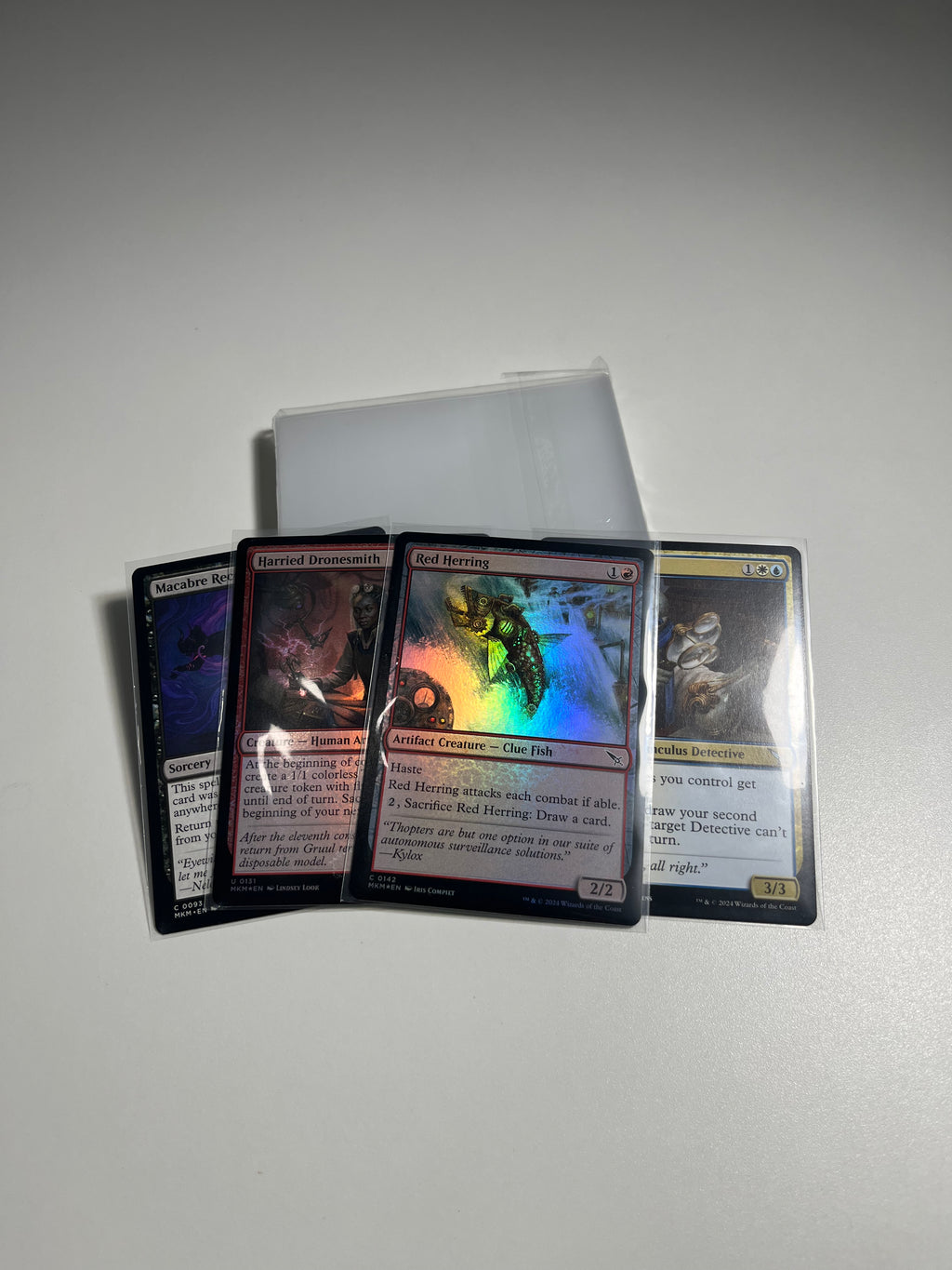 Fundas protectoras transparentes para cartas TCG. 100 unidades