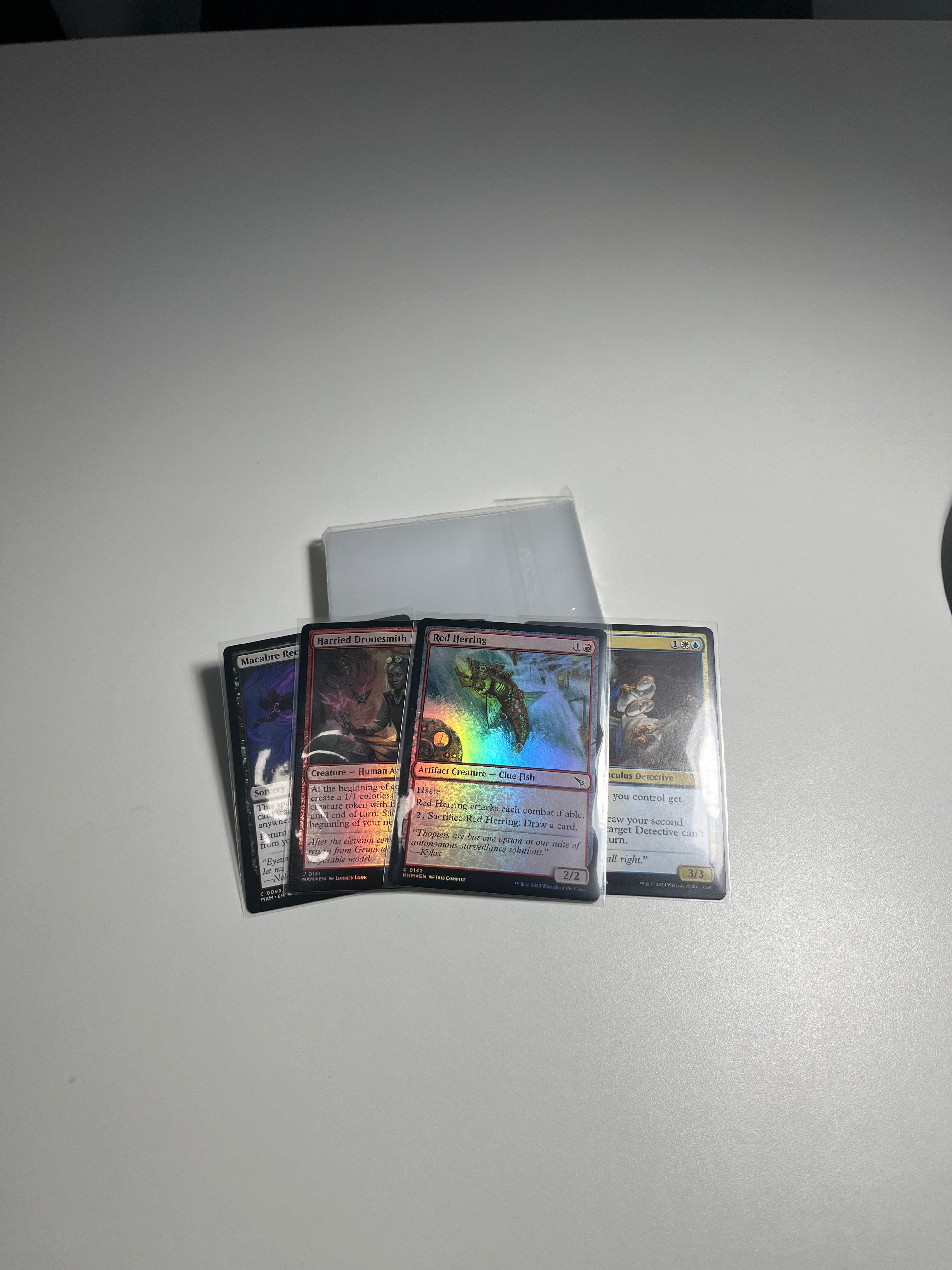 Fundas protectoras transparentes para cartas TCG. 100 unidades