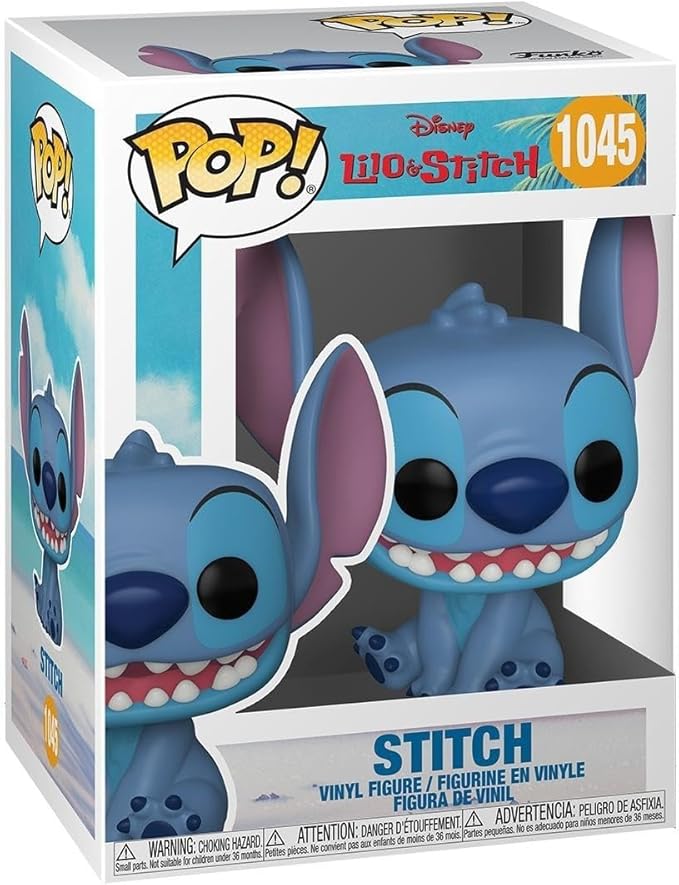 Funko POP! Smiling Seated Stitch - Lilo & Stitch Nº1045