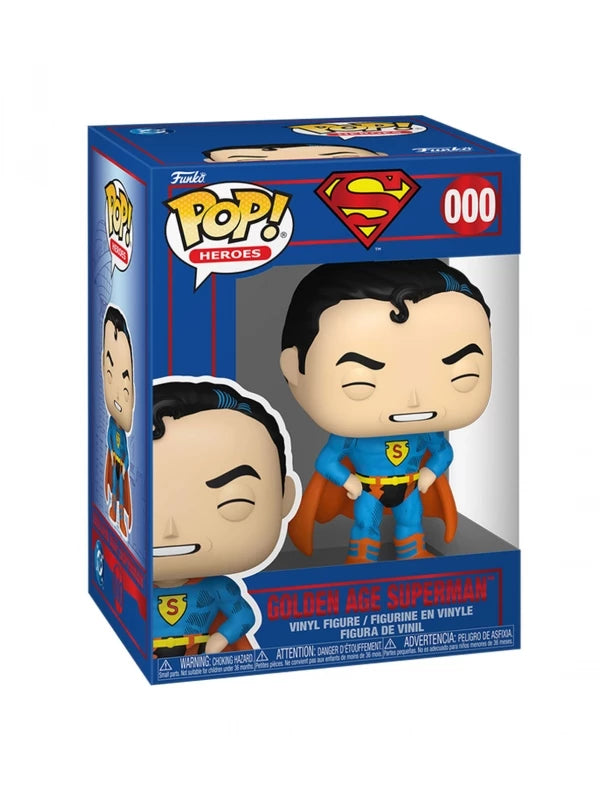 Funko POP! Nº000 Superman Edad de Oro - DC Comics | ESPECIAL FUNKO POP!