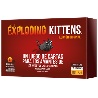 Exploding Kittens | Juego de Mesa | Juego Familiar | Juego para Fiestas