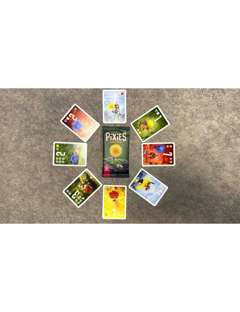 Flower Power | Expasión Pixies | Juego de Mesa Familiar