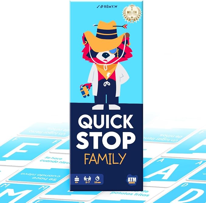 Quick Stop Family | Juego de Mesa | Juego Familiar| Juego de Palabras