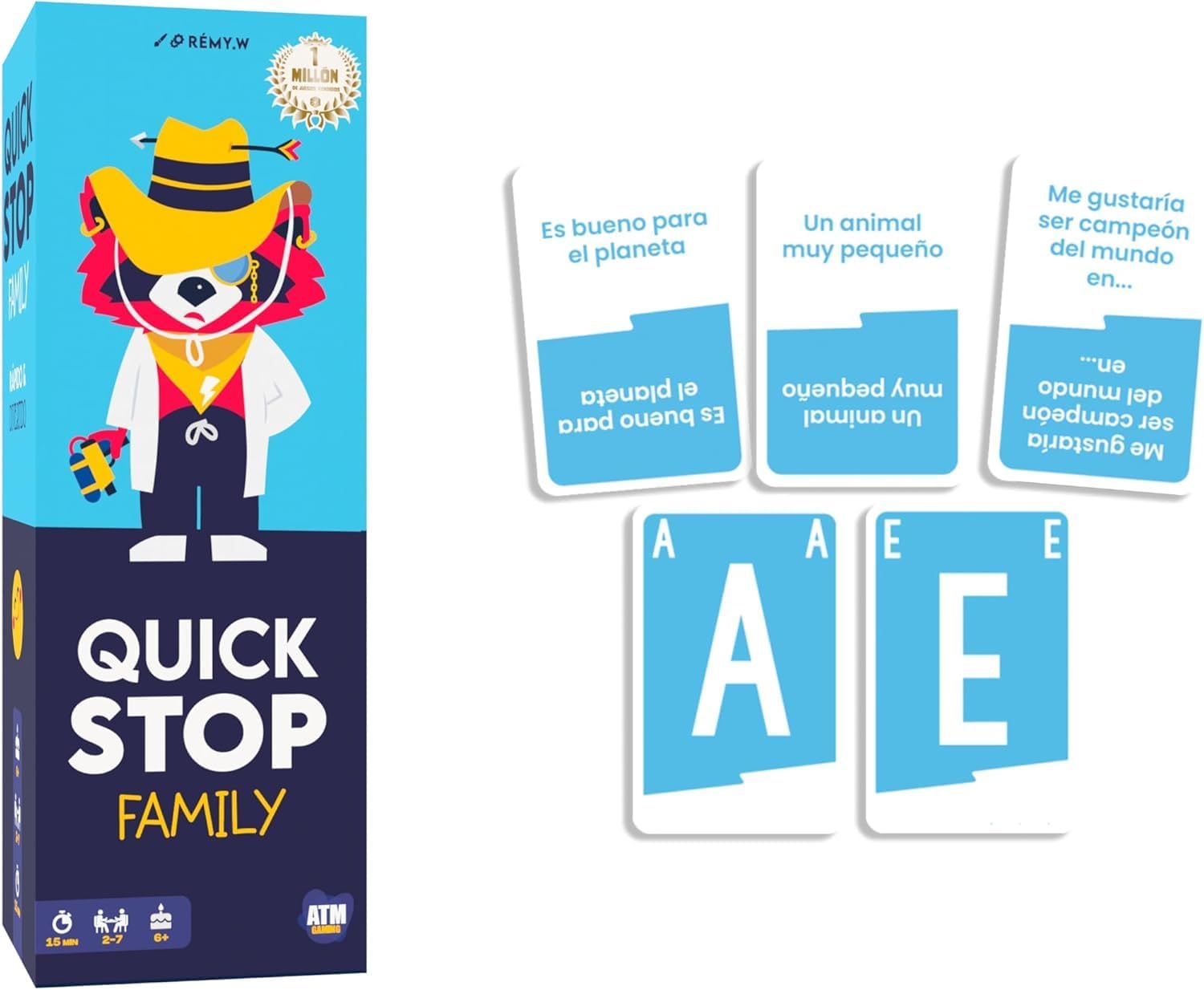 Quick Stop Family | Juego de Mesa | Juego Familiar| Juego de Palabras