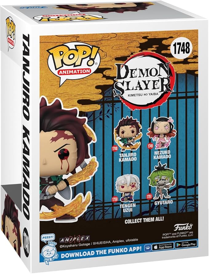 Funko POP! Nº1748 Tanjiro Kamado (Sun Breathing) - Demon Slayer - Kimetsu no Yaiba